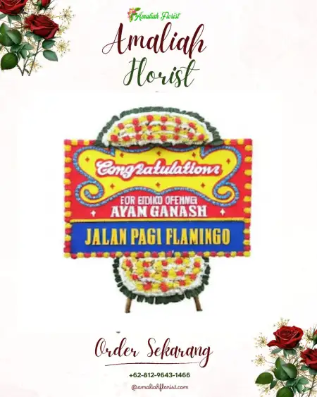 Sewa Papan Bunga Kemulan